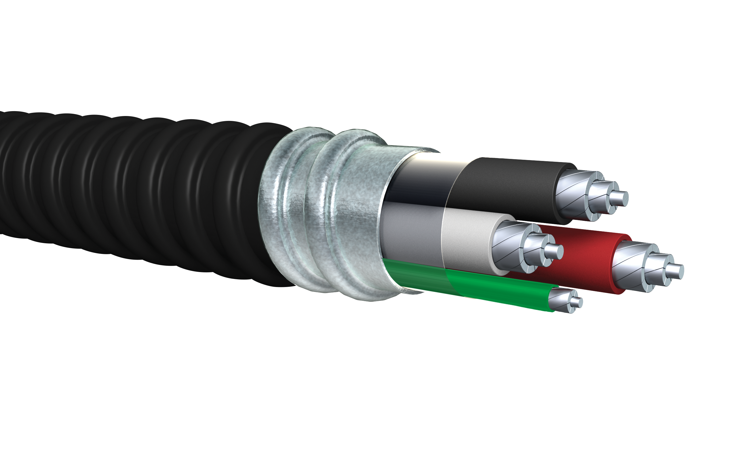 PVC Jacketed MC Steel Armor XHHW-2 Inners | Encore Wire Corporation